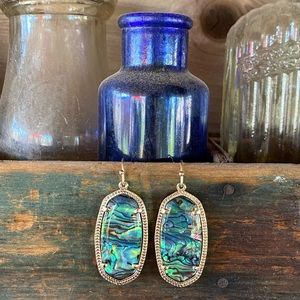Brand new Kendra Scott Elle Abalone Gold Earrings